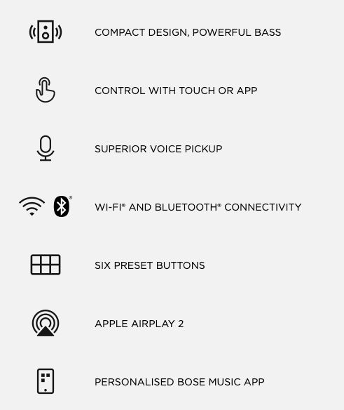 bose home speaker 300 product features
