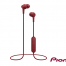 Red-Pioneer-C4-Wireless-Bluetooth-in-ear-headphones