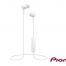 White-Pioneer-C4-Wireless-Bluetooth-in-ear-headphones