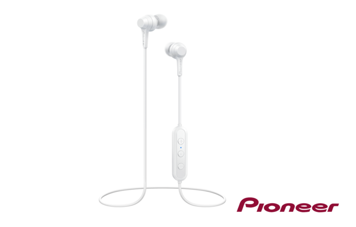 White-Pioneer-C4-Wireless-Bluetooth-in-ear-headphones