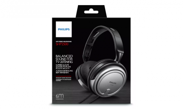 Philips SHP2500 indoor corded tv headphones - Doneo