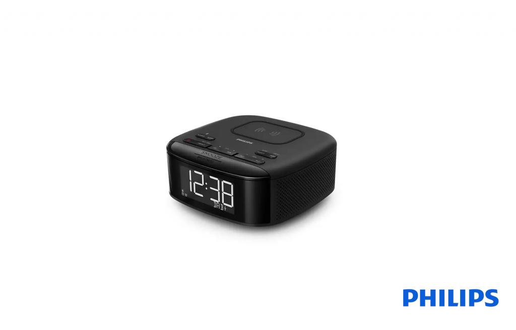DAB+ Clock Radio with wireless charger Philips TAR7705 Doneo