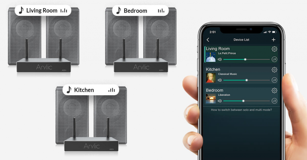 Arylic A30+ Multiroom Function