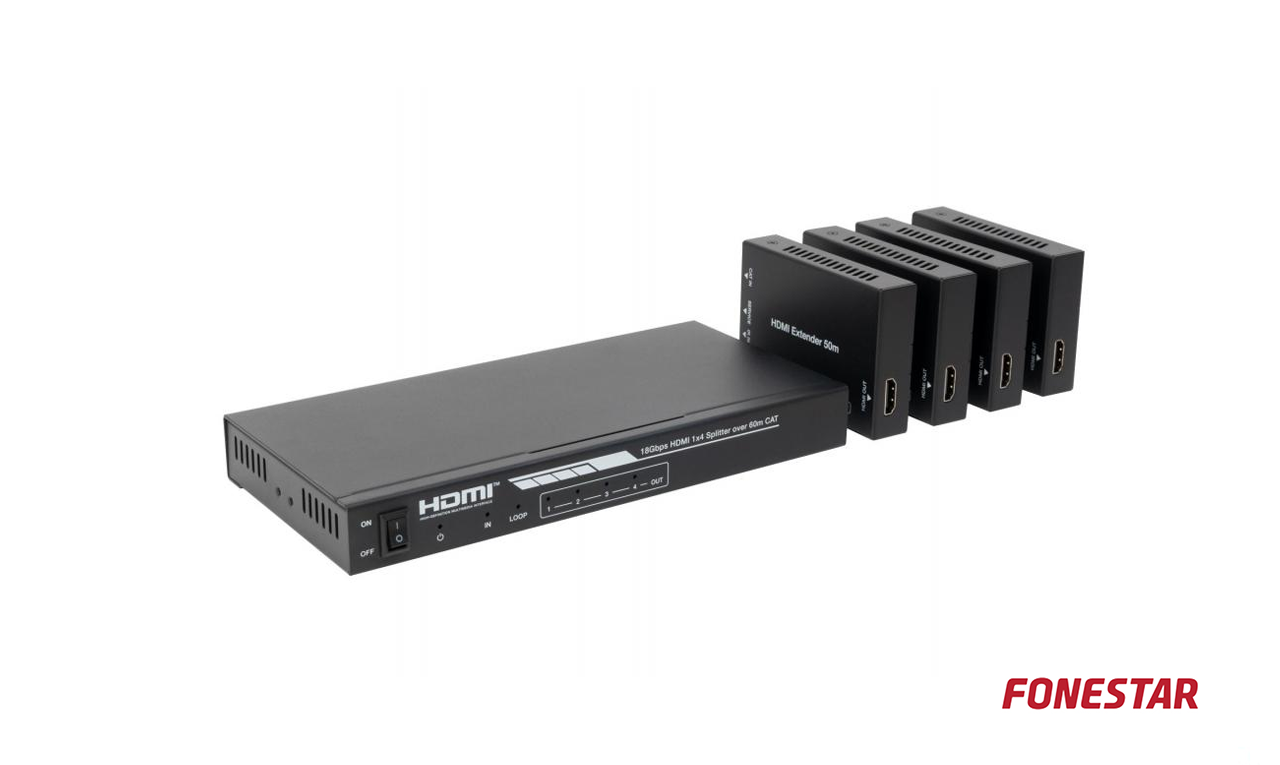 FO-15CAT8E Distributeur prolongateur HDMI FONESTAR