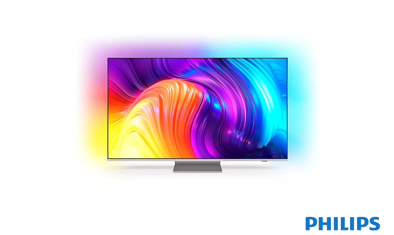 PHILIPS 50 4K UHD LED TV with Ambilight - 50PUS8857 - Doneo