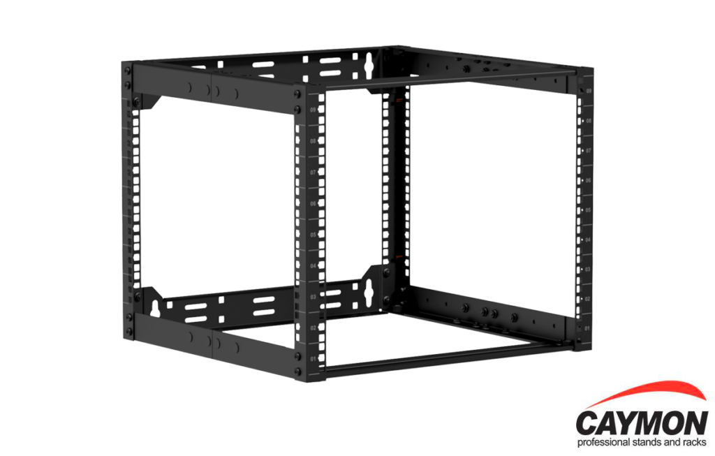 Caymon OPR512A 12-unit adjustable open frame rack - Doneo