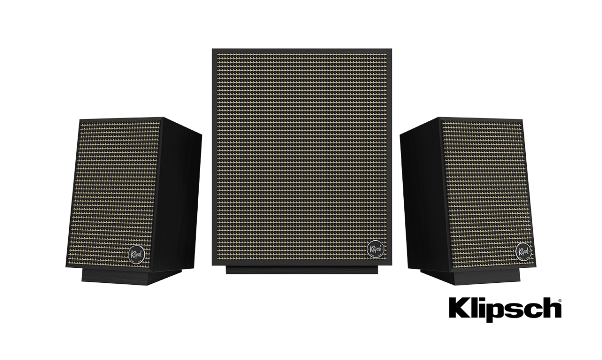 Klipsch Heritage Promedia 2.1 Speakers with Bluetooth Doneo